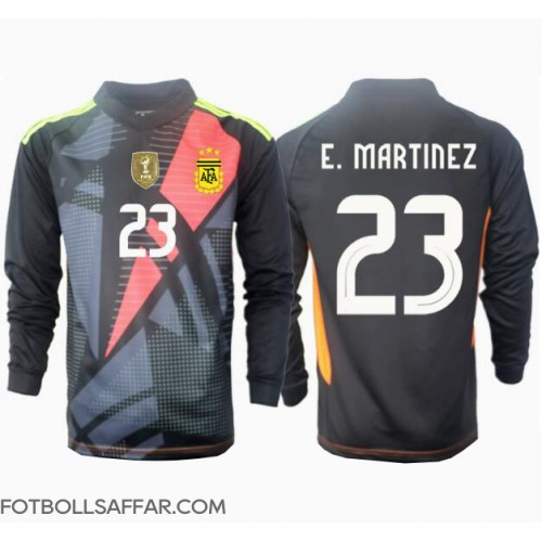 Argentina Emiliano Martinez #23 Målvakt Hemmatröja Copa America 2024 Långärmad